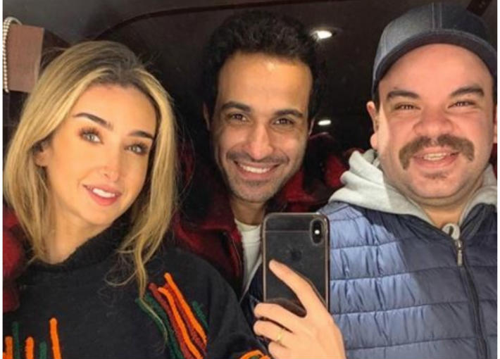 أحمد فهمي وهنا الزاهد ومحمد عيد الرحمن