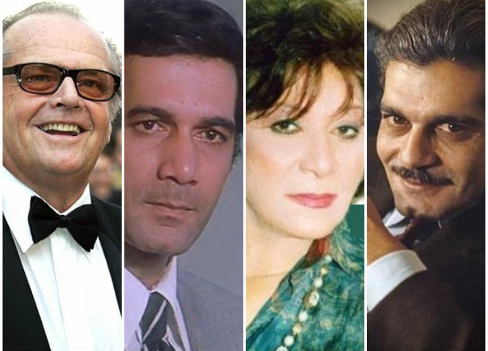 عمر الشريف- عايدة عبد العزيز- محمود ياسين- جاك نيكلسون