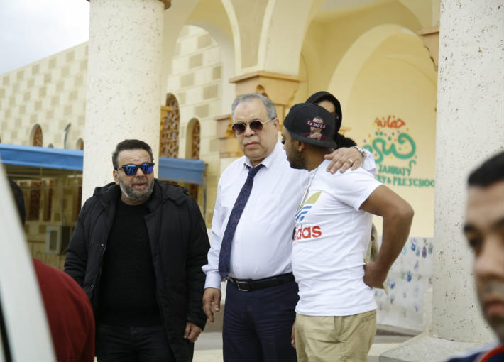 أشرف زكي من الجنازة