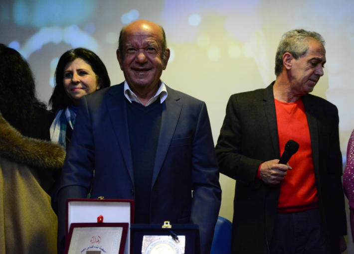 لطفي لبيب أثناء التكريم