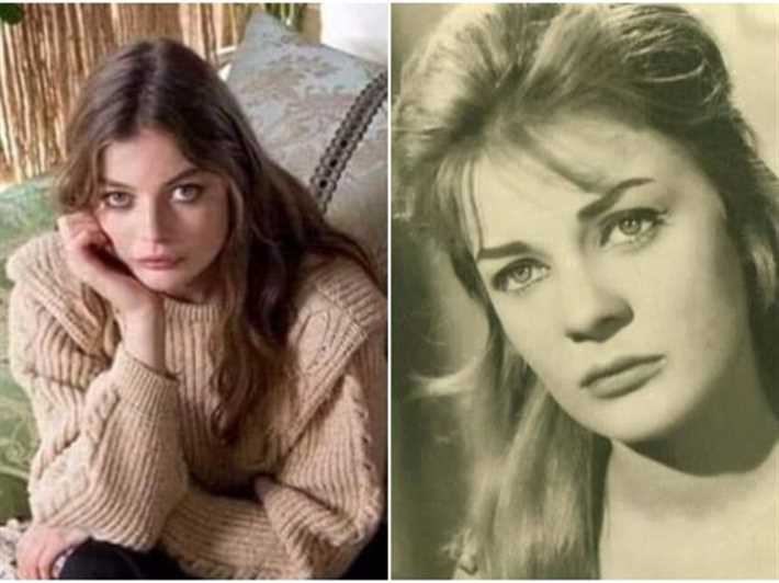 نادية لطفي والعارضة البرازيلية