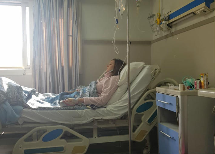 بشرى في المستشفى