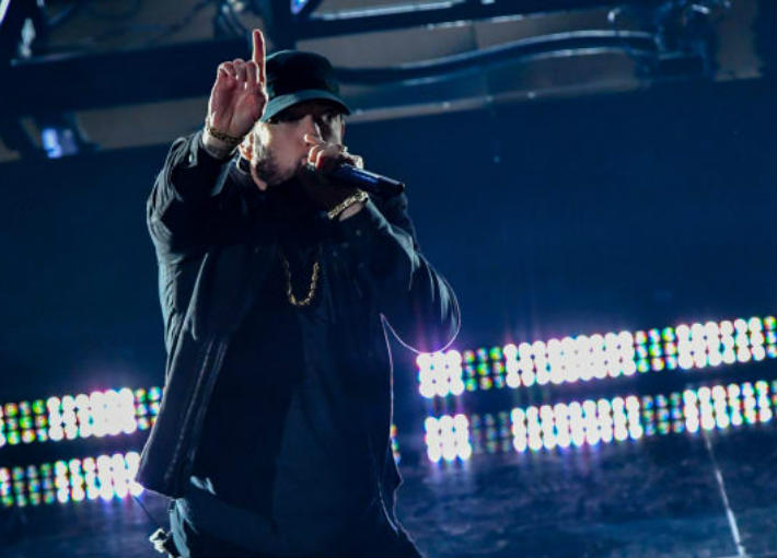 إيمينيم في الحفل