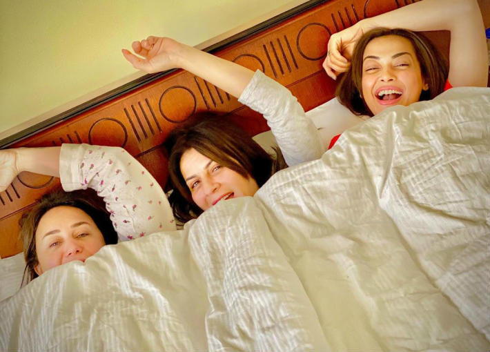 داليا مصطفى ونجلاء بدر وإنجي علي