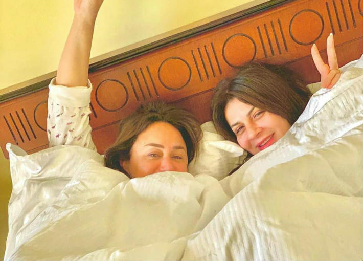 نجلاء بدر وإنجي علي