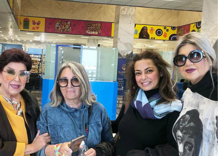 بوسي شلبي وداليا مصطفى وبسنت ورجاء الجداوي