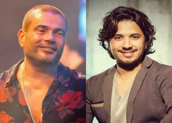 مصطفى حجاج وعمرو دياب