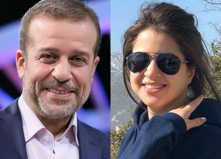 منى فاروق وشريف منير