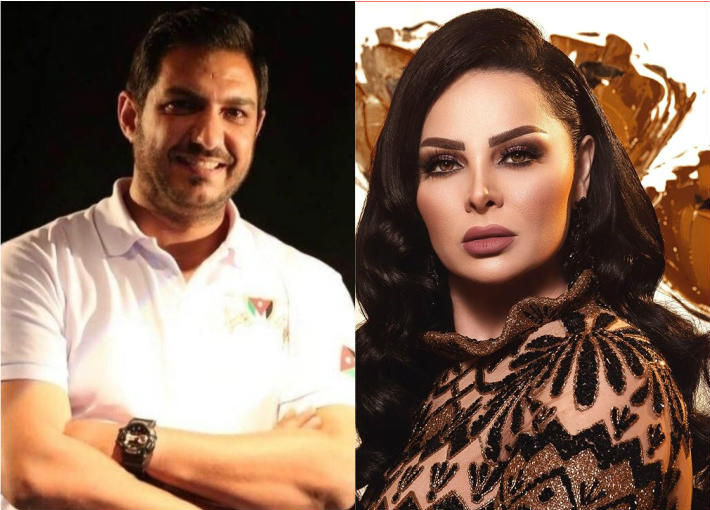 ديانا كرازون وخطيبها معاذ العامري