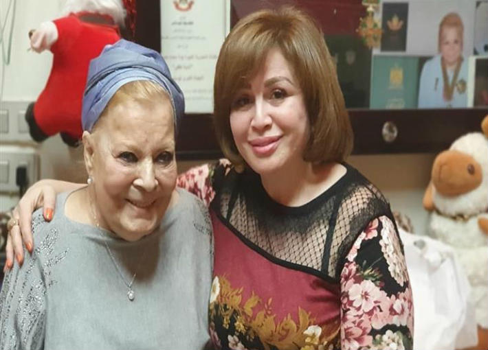 إلهام شاهين ونادية لطفي