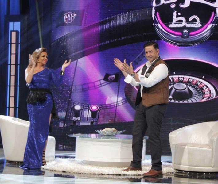 مدحت صالح مع رزان مغربي في &quot;ضربة حظ&quot;