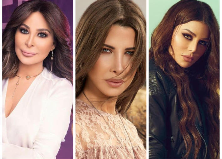 هيفاء وهبي ونانسي عجرم وإليسا