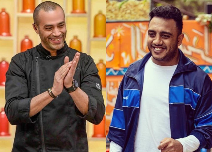 أوس أوس والشيف علاء الشربيني