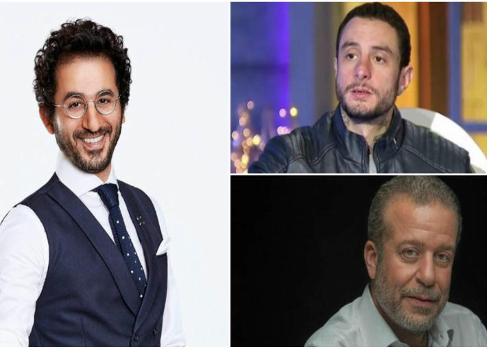 أحمد الفيشاوي وشريف منير وأحمد حلمي