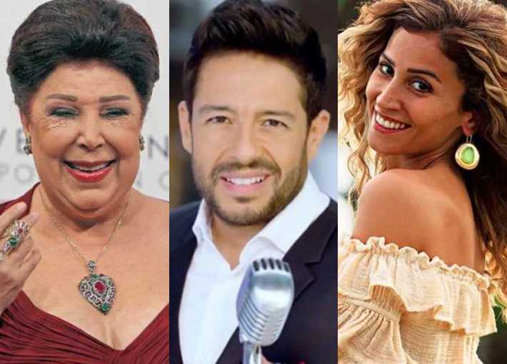 دينا الشربيني ومحمد حماقي ورجاء الجداوي