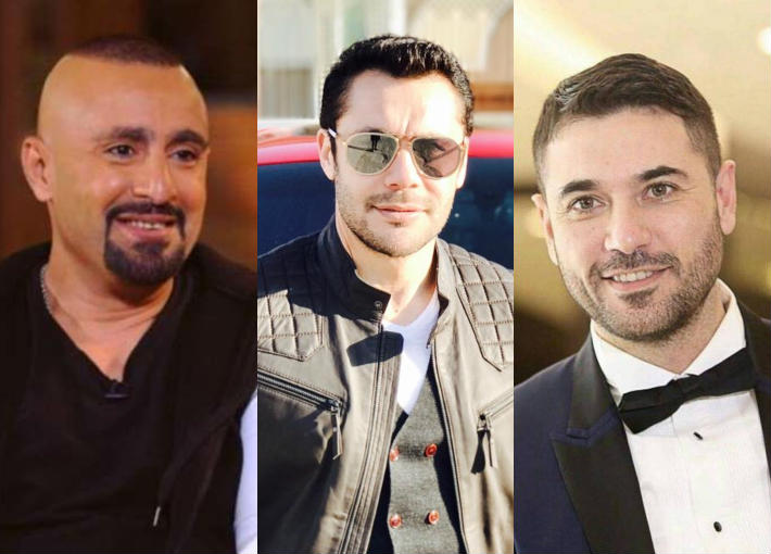 أحمد عز والسقا وأحمد حسن