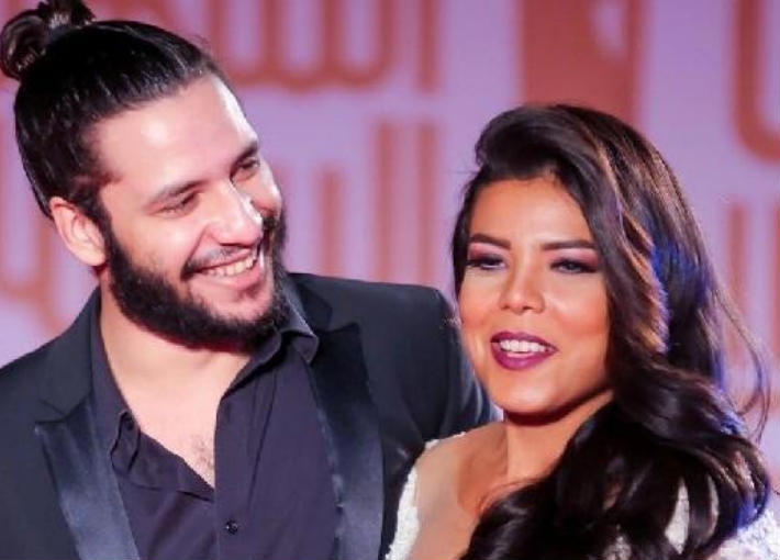 ناهد السباعي وشقيقها محمد