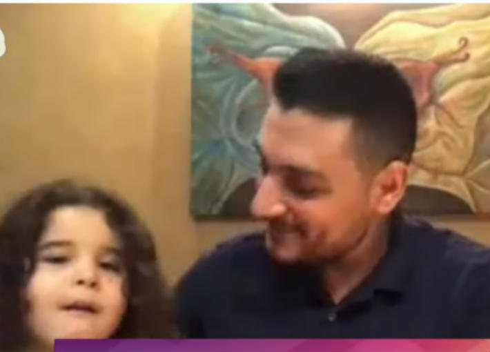 أحمد صفوت وابنته