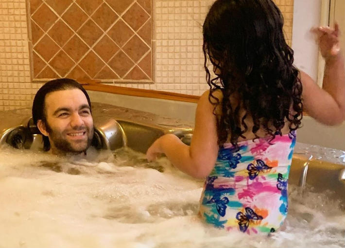 شريف رمزي وابنته