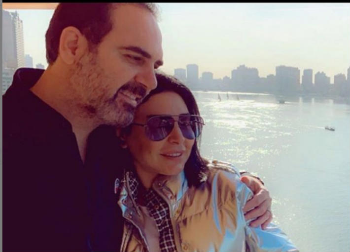 وائل جسار وزوجته