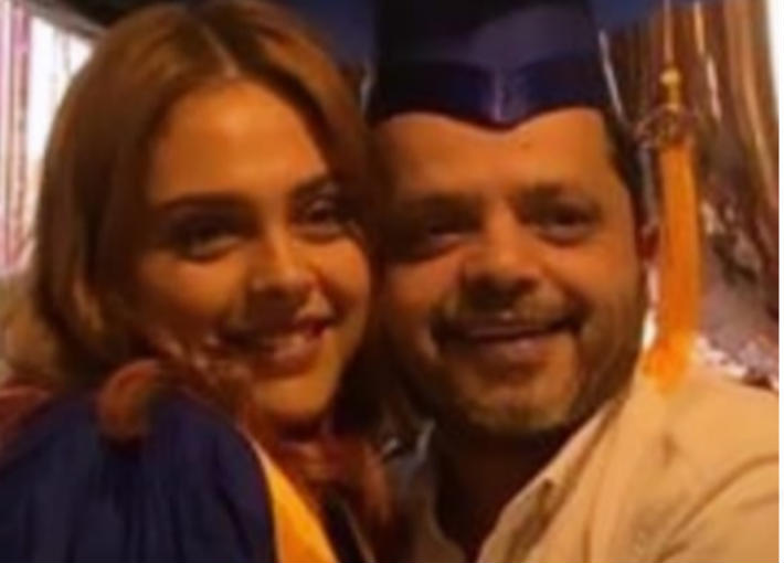 محمد هنيدي وابنته فريدة