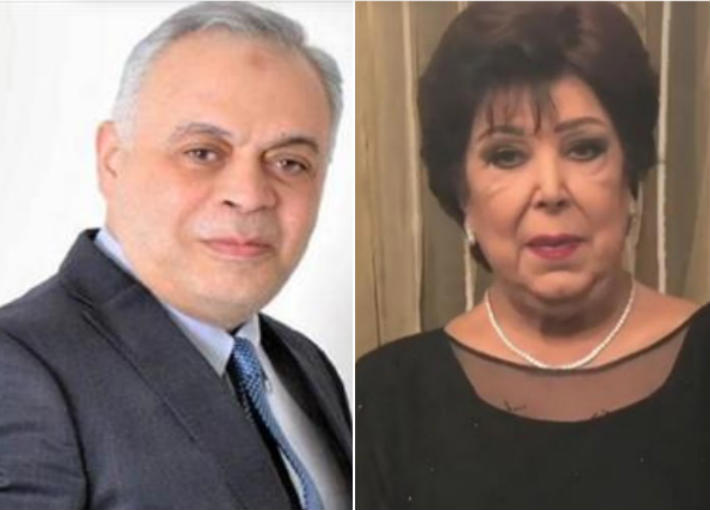 رجاء الجداوي وأشرف زكي