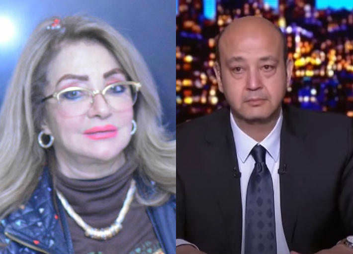 عمرو أديب وشهيرة