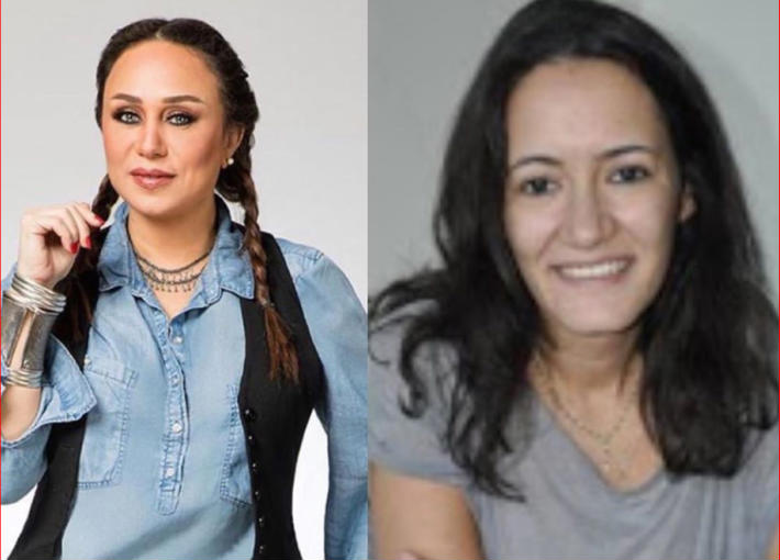 مريم أبو عوف وإنجي علي