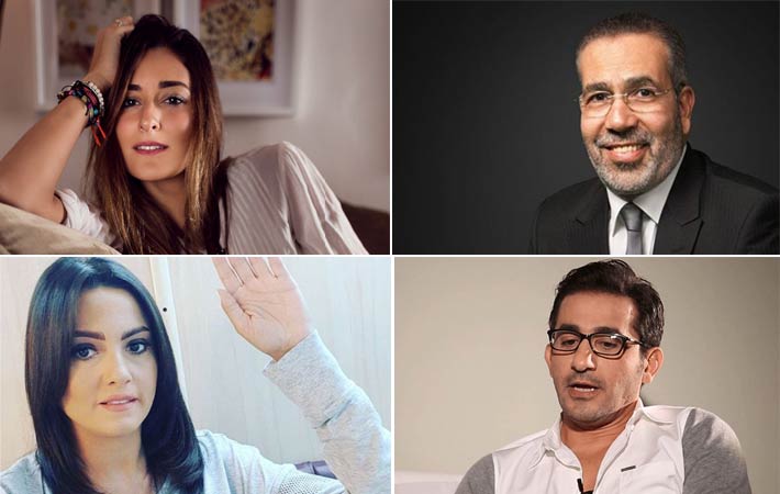 مدحت العدل وأمينة خليل وأحمد حلمي وبشرى