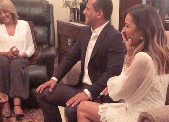 صورة من حفل الخطوبة