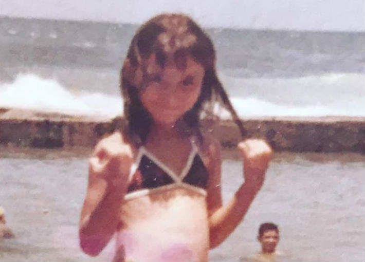 نرمين الفقي في طفولتها