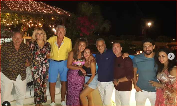 النجوم في سهرة ريهام حجاج