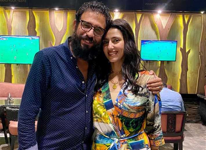 حنان مطاوع وزوجها