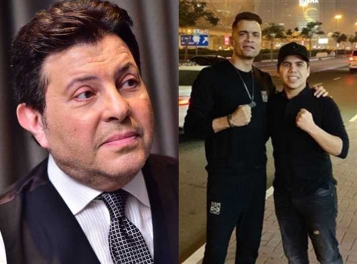 نقيب الموسيقيين هاني شاكر ومطربا المهرجانات حسن شاكوش وعمر كمال (كولاج)