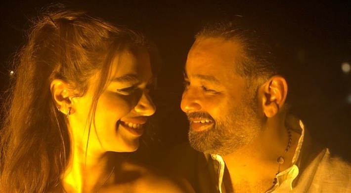 أمير شاهين وخطيبته