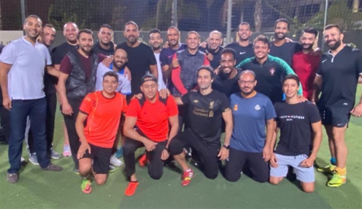 نجوم في مباراة كرة قدم