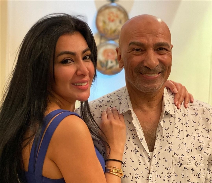 ميرهان حسين ووالدها