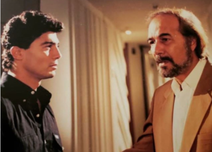 محمود ياسين وخالد النبوي