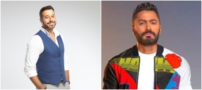 تامر حسني وأحمد السعدني