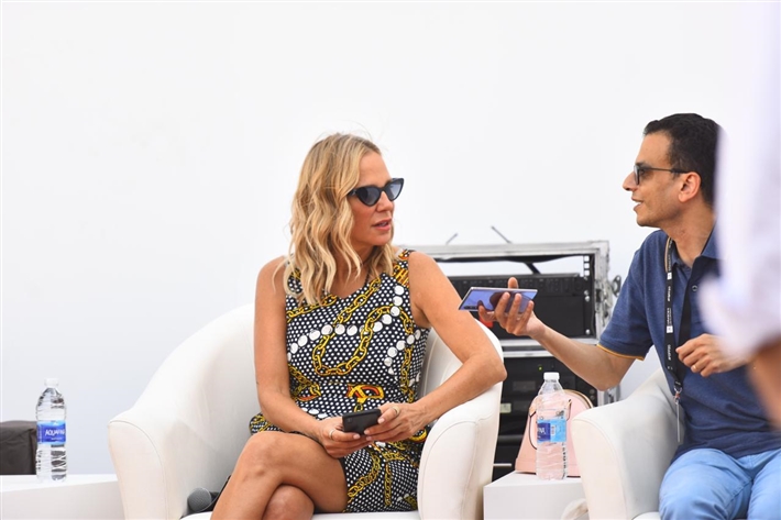 شيرين رضا في الندوة