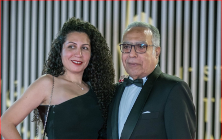 المنتج محمد العدل وابنته ريم