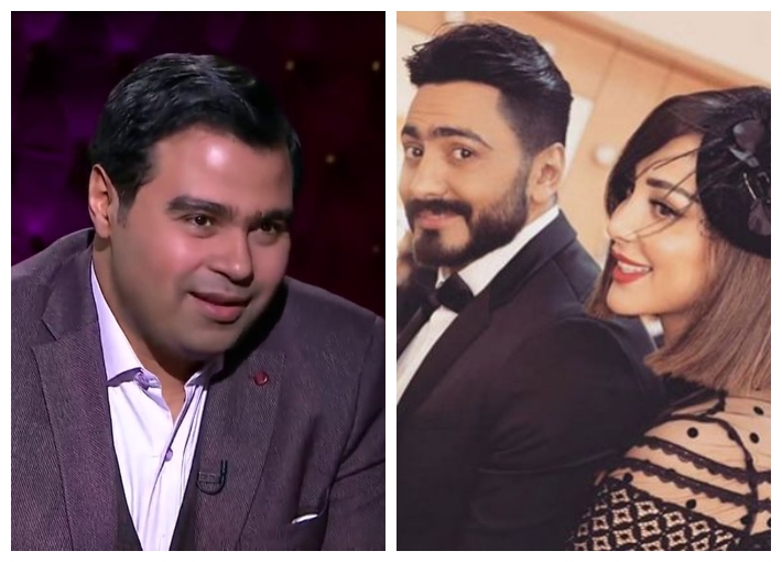 إسلام إبراهيم وتامر حسني وبسمة بوسيل