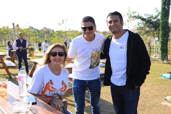 يسرا في زيد بارك