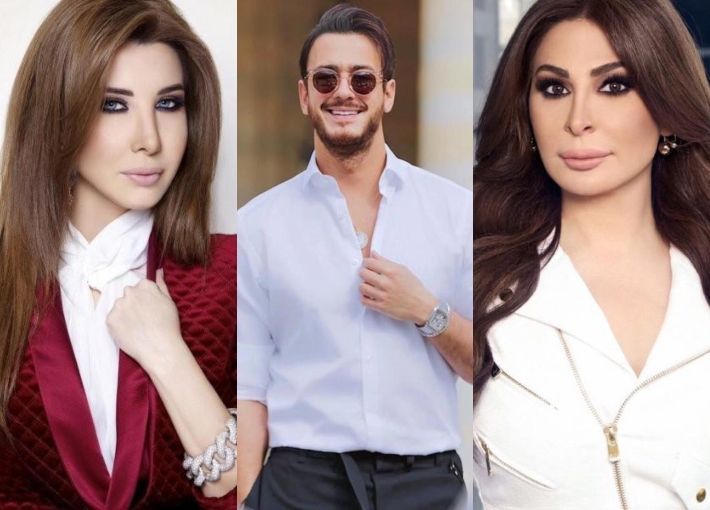 إليسا وسعد لمجرد ونانسي عجرم