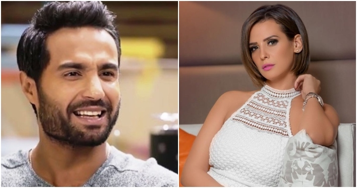 إيمان العاصي وكريم فهمي