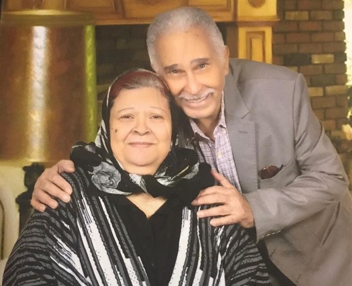 عبد الرحمن أبو زهرة وزوجته