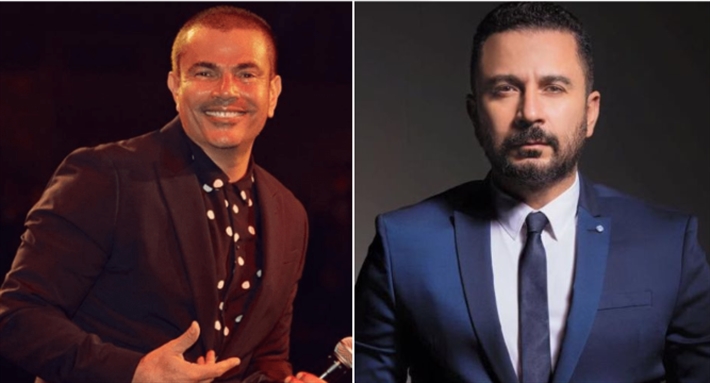 أحمد سعيد عبد الغني وعمرو دياب