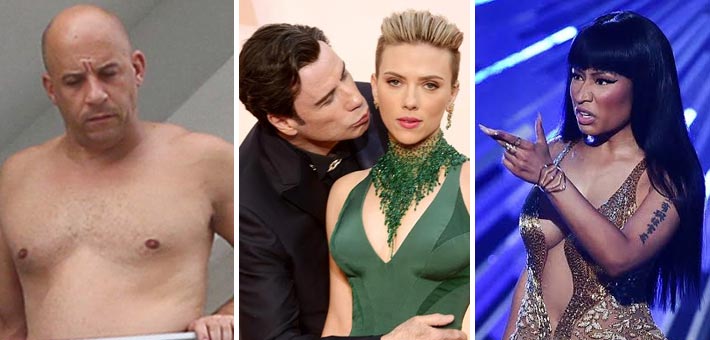 نيكي ميناج وجون ترافولتا وفين ديزل من بين الذين صدموا الجمهور في 2015
