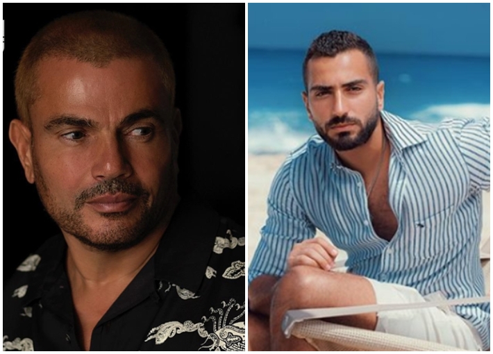 الشرنوبي وعمرو دياب