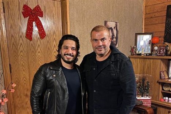 عمرو دياب ومصطفى حجاج